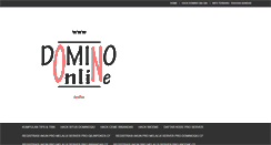 Desktop Screenshot of dominoonline.info